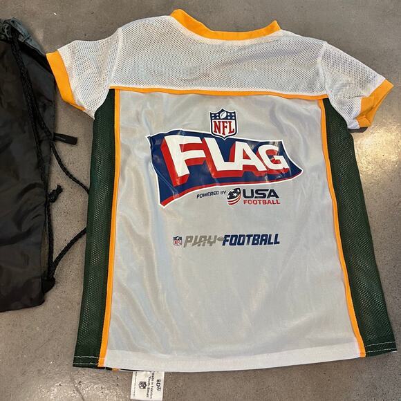 NFL Greenbay Packers Football Jersey drawstring backpack boys Youth Small bundle - Picture 4 of 6